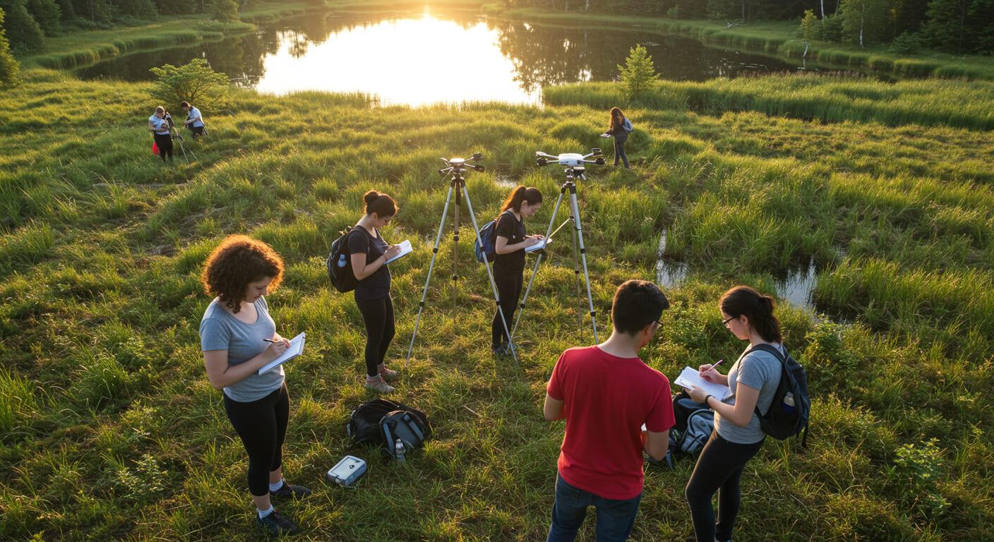 Learning in a real ecosystem environment