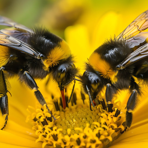 Wildlife moving through connected habitat corridors