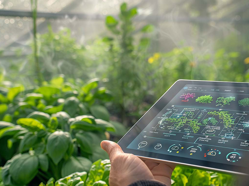 Temperature-controlled and hydroponic systems in an agricultural setting