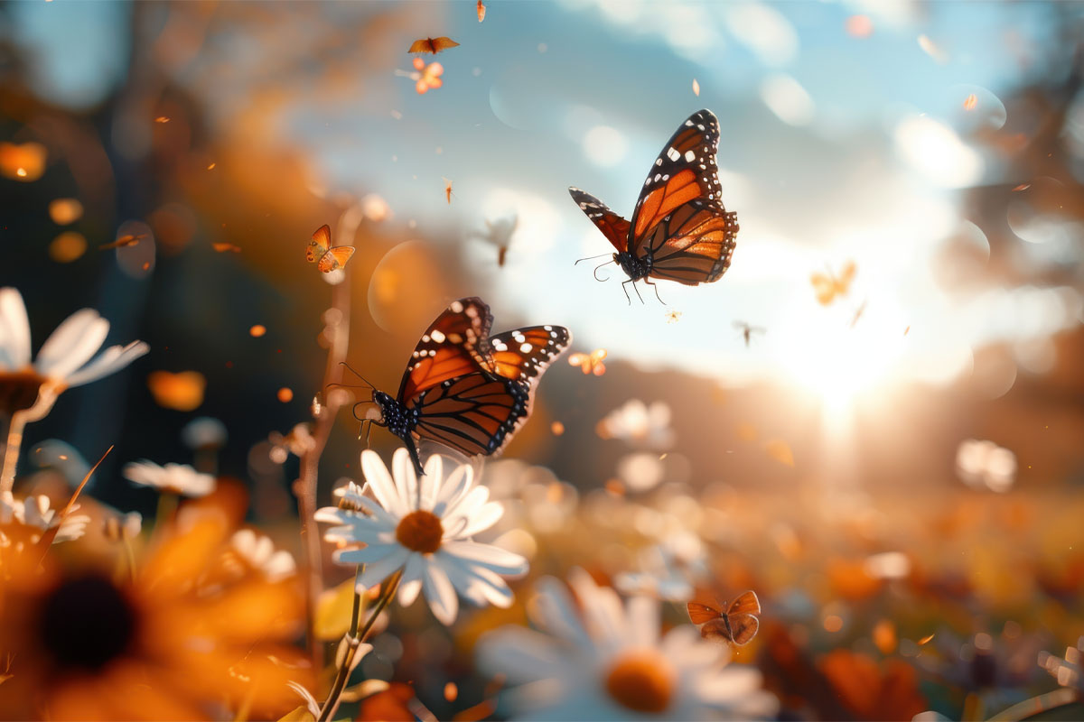 A barren countryside landscape symbolising biodiversity loss